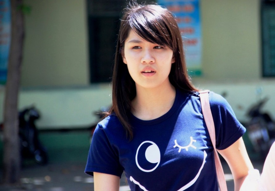 Thí sinh Đà Nẵng tự tin trước ngày thi ĐH đợt 2. Ảnh: Nguyễn Huy