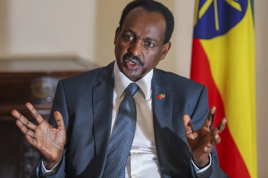Đại sứ Ethiopia tại Trung Quốc Teshome Toga Chanaka. (Ảnh: SCMP)