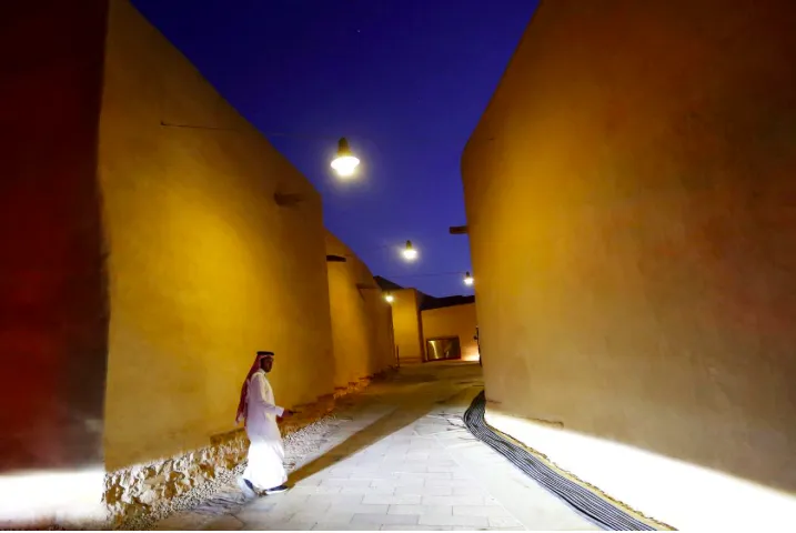 Một góc ở thành phố lịch sử Diriyah ở Riyadh. (Ảnh: Reuters)