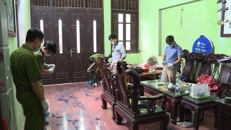 Ngôi nhà nơi xảy ra vụ án mạng. Ảnh: Công an tỉnh Hưng Yên.
