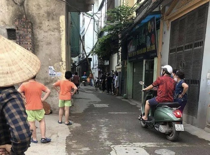 Khu vực phát hiện vụ việc.