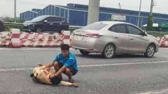 Hiện trường vụ việc.