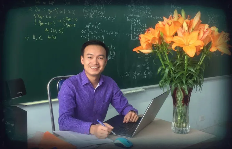 Ông Trần Mạnh Tùng, giáo viên dạy Toán, Trường THCS- THPT Lương Thế Vinh (Hà Nội).