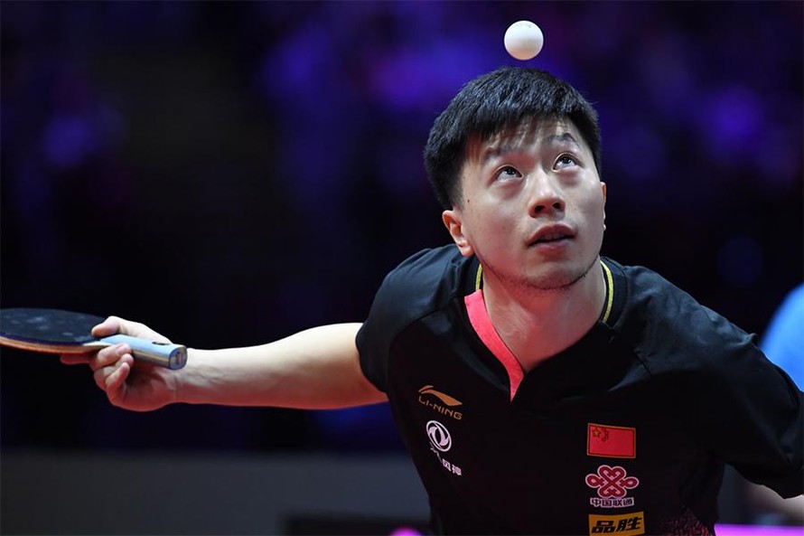 Ma Long của đội tuyển bóng bàn Trung Quốc.