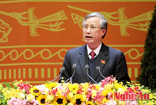 Ông Trần Quốc Vượng, Chủ nhiệm Ủy ban Kiểm tra Trung ương.