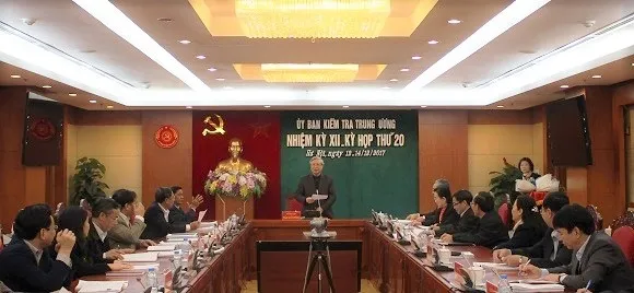 Phiên họp thứ 20 của UBKT T.Ư (nguồn UBKT T.Ư)