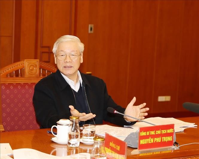 Tổng Bí thư, Chủ tịch nước Nguyễn Phú Trọng (ảnh TTXVN)