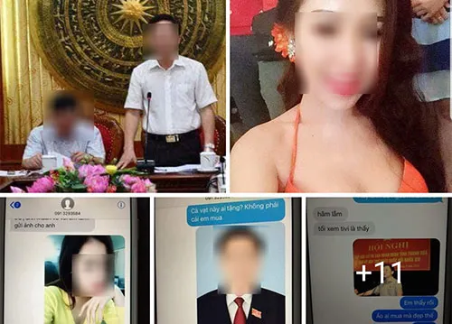 Tài khoản mạng xã hội đăng ảnh cá nhân và tin nhắn kèm nội dung ông Đỗ Trọng Hưng có bồ nhí. Ảnh chụp màn hình