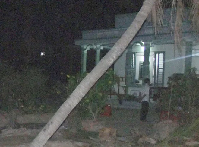 Căn nhà nơi xảy ra vụ việc. Ảnh: C.A