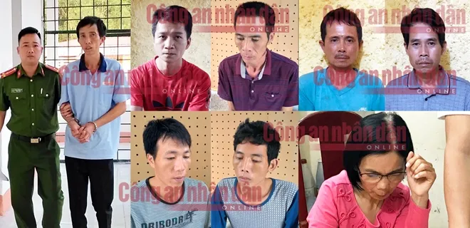 Đến thời điểm hiện tại đã có 8 đối tượng bị bắt giữ