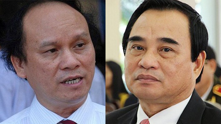 Ông Văn Hữu Chiến - nguyên Chủ tịch Đà Nẵng và bị can Trần Văn Minh