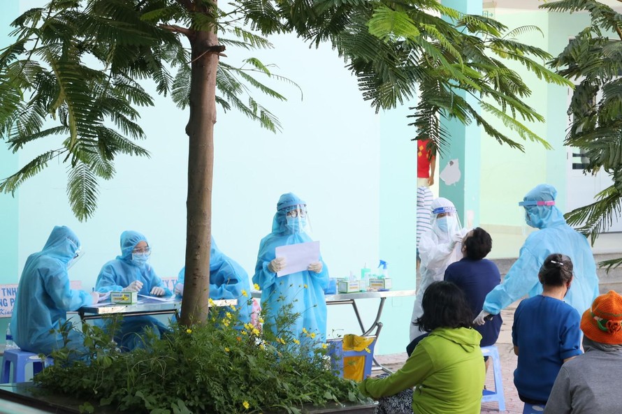 TP.Vũng Tàu xét nghiệm tầm soát COVID-19 cho người dân.