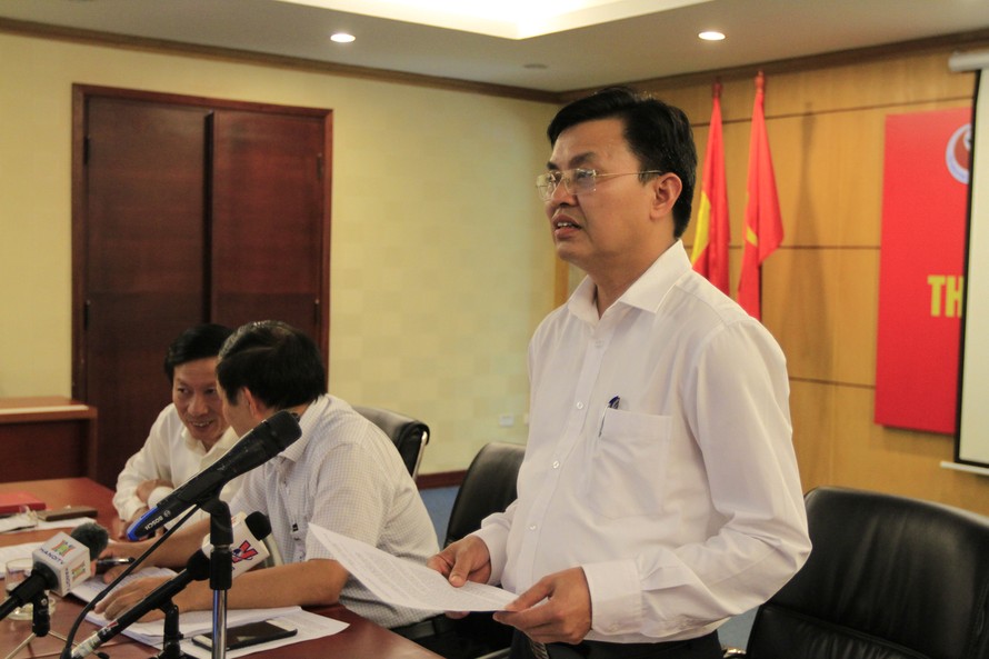Ông Hoàng Văn Thức, Phó Tổng Cục trưởng Tổng cục Môi trường. Ảnh: Trường Phong