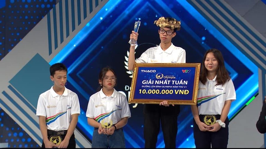 Nguyễn Anh Khôi giành chiến thắng tại cuộc thi tuần 3 tháng 1 quý 1. Ảnh: FBCT
