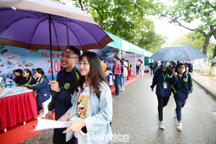 Sinh viên Học viện Nông nghiệp Việt Nam. Ảnh: DƯƠNG TRIỀU
