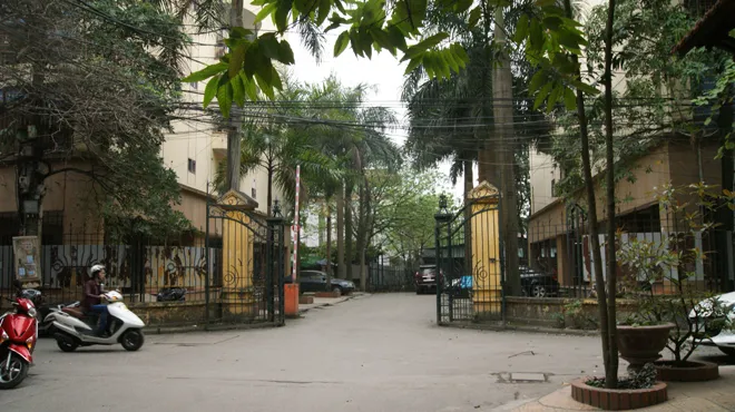 Khu nhà công vụ Hoàng Cầu (Đống Đa, Hà Nội). Ảnh: L.H.V