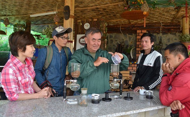 Cà phê chồn Đà Lạt xuống Sài Gòn