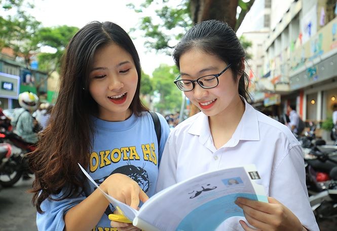 Thí sinh dự thi THPT quốc gia 2019