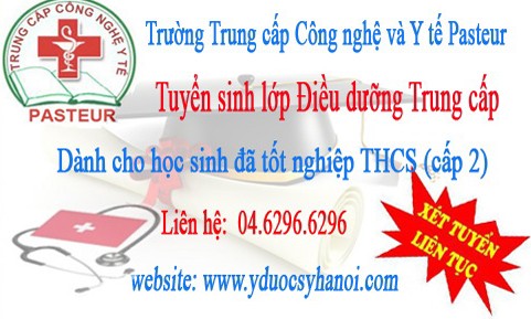 Tuyển sinh lớp trung cấp y tá điều dưỡng Hà Nội khai giảng nhiều đợt năm 2014