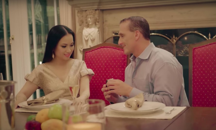 Ca sĩ Hà Phương làm MV 'khủng' tặng ông xã tỷ phú Chính Chu