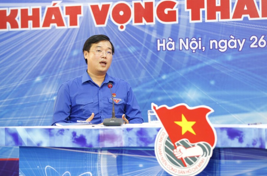 Anh Lê Quốc Phong, Ủy viên dự khuyết BCH T.Ư Đảng, Bí thư thứ nhất BCH T.Ư Đoàn. Ảnh: Như Ý
