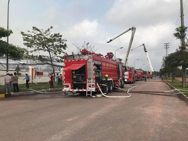 Chưa tìm ra nguyên nhân vụ cháy nhà máy suốt 2 ngày đêm ở Quảng Ninh