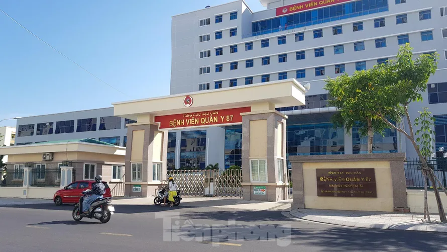 Ca nghi nhiễm ở Phú Yên từng đến khám chữa bệnh tại Bệnh viện 87, TP Nha Trang. Ảnh L.H