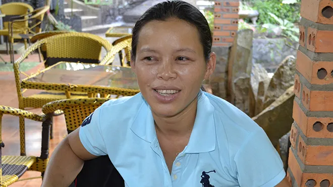 Cô Ái Chi vẫn đầy nghị lực sống.