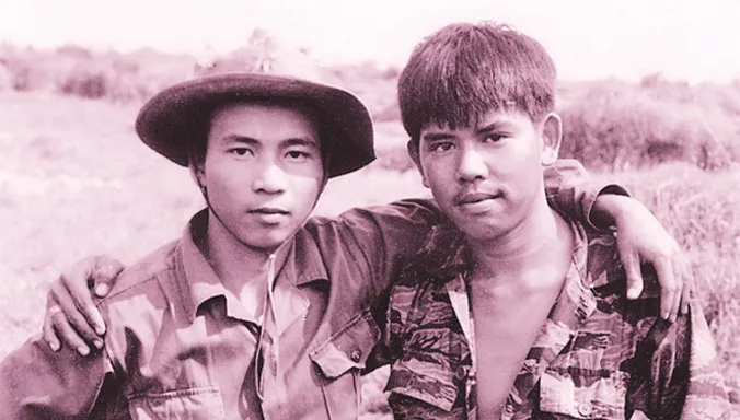 Hai người lính. Ảnh: Chu Chí Thành.