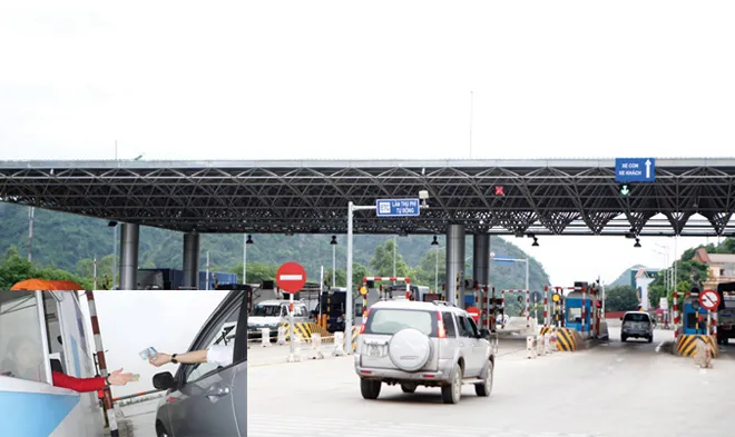 Trạm thu phí BOT Thanh Hóa. Ảnh: Như Ý.