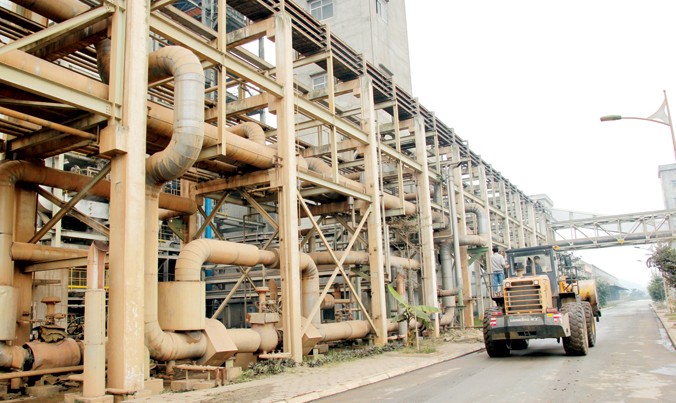 Dự án của Công ty TNHH Khoáng sản và Luyện kim Việt Trung (Lào Cai) lỗ hàng nghìn tỷ đồng và đang gặp nhiều khó khăn. Ảnh: Nguyễn Bằng.