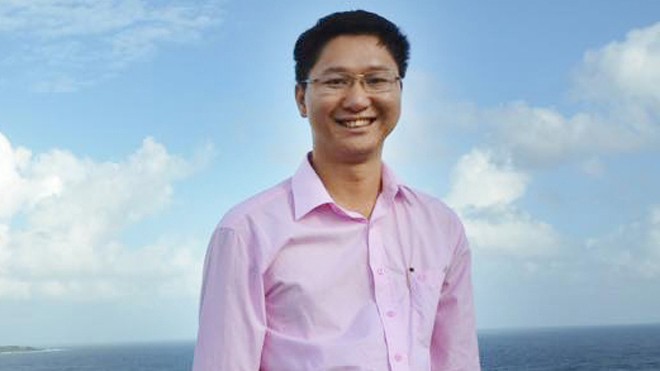 Ông Nguyễn Viết Vy - tân Bí thư Huyện ủy Lý Sơn