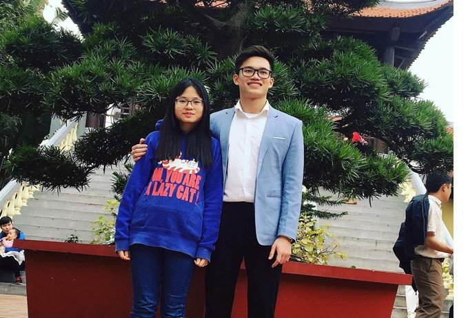 Hai anh em Hoàng Việt Tiến.