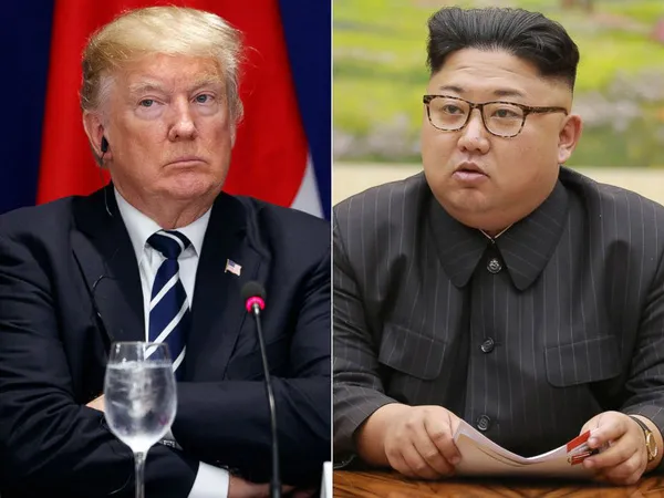 Tổng thống Mỹ Donald Trump và nhà lãnh đạo Triều Tiên Kim Jong-un. (Ảnh: ABC News)