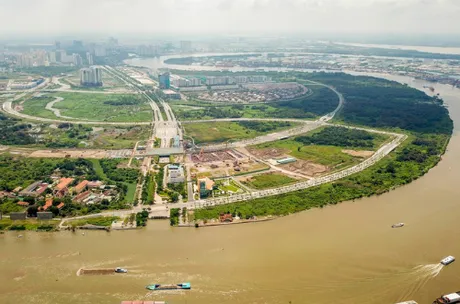 Khu đô thị Thủ Thiêm. Ảnh: Vnexpress