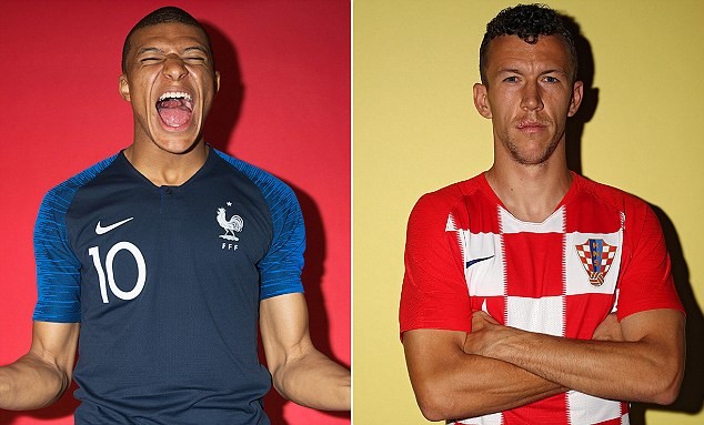 Pháp vs Croatia: 22h00 ngày 15/7