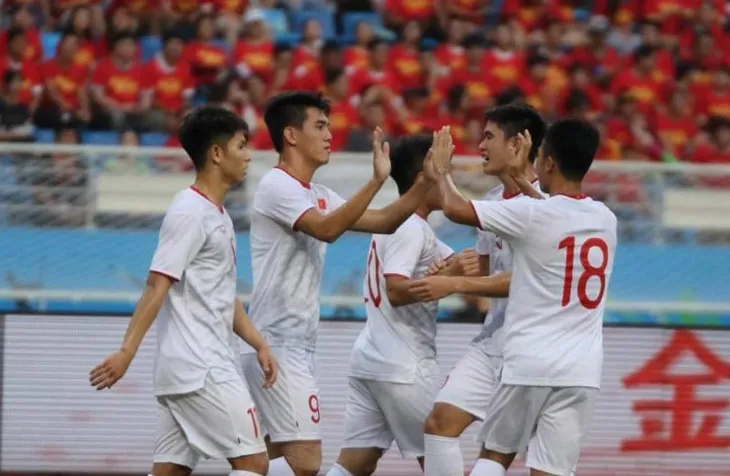 Tiến Linh là tác giả cả 2 bàn thắng cho U22 Việt Nam