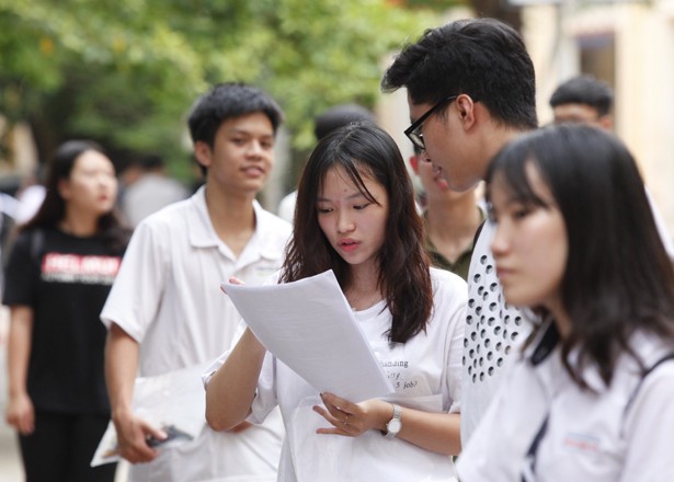 Thí sinh ngày càng có nhiều cơ hội để vào học ĐH Ảnh: Nghiêm Huê 
