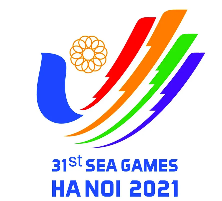“Cánh chim bay lên - bàn tay chữ V” là biểu trưng và Sao la là biểu tượng vui cho SEA Games 31 