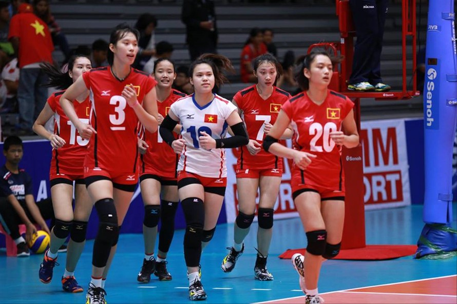 Các cầu thủ bóng chuyền U23 nam, nữ QG không có được điều kiện tập luyện, trang thiết bị đầy đủ chuẩn bị cho giải U23 châu Á sắp tới. ảnh: CTV