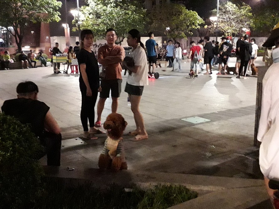 Phố đi bộ Nguyễn Huệ thành 'phố hàng rong', nơi cún cưng...phóng uế 