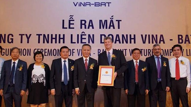 Ra mắt liên doanh thuốc lá VINA – BAT