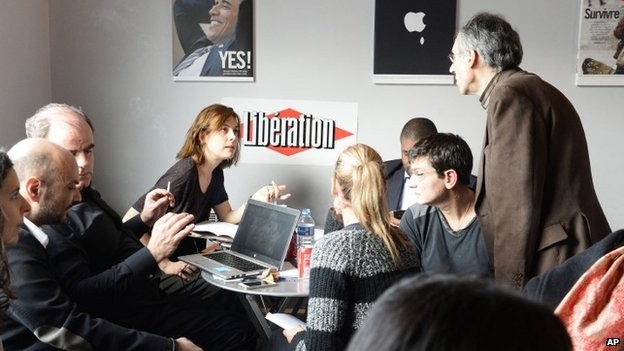Nhân sự chủ chốt còn lại của tờ Charlie Hebdo - Ảnh: BBC