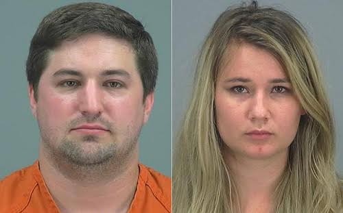 Cặp vợ chồng bỏ con ở nhà một mình để chơi Pokemon Go. Ảnh: Pinal County Sheriff.
