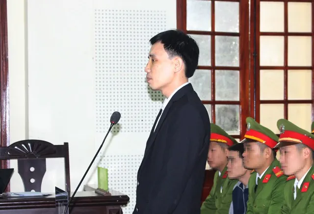 Bị cáo Hoàng Đức Bình tại phiên tòa