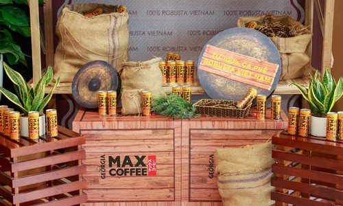 Ra mắt cà phê uống liền Georgia Coffee Max 100% nguồn cà phê Robusta