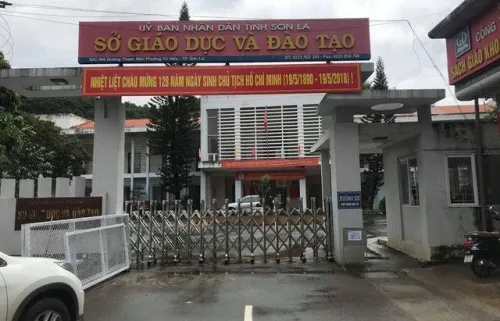 Sở Giáo dục và Đào tạo tỉnh Sơn La (Ảnh: Trần Thanh).