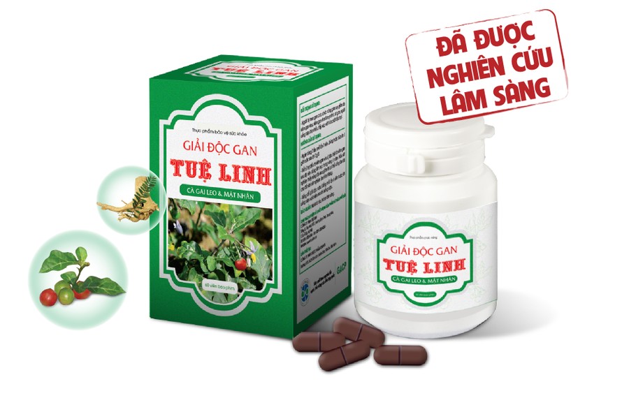 Hộp sản phẩm Giải độc gan Tuệ Linh
