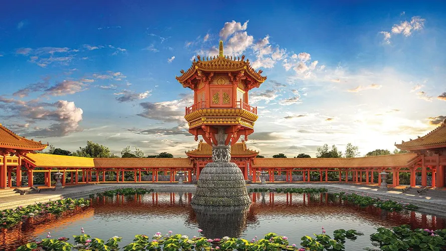 Tái hiện kiến trúc Chùa Một Cột-Diên Hựu thời Lý bằng công nghệ thực tế ảo Ảnh: Sen Heritage