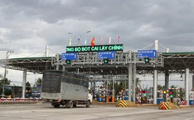 Trạm thu phí BOT Cai Lậy chuẩn bị hoạt động trở lại.